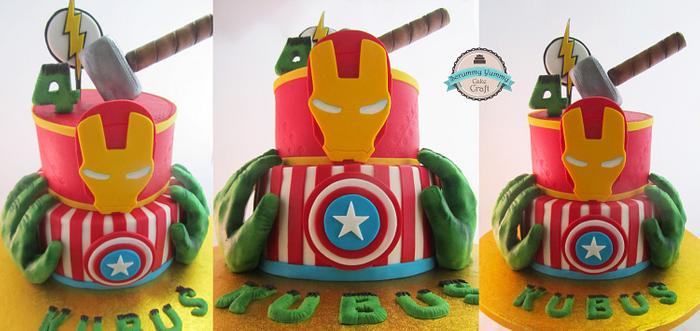 Avengers' cake