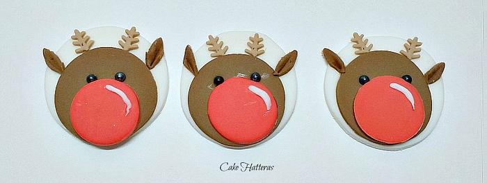 Reindeer Cupcake Topper