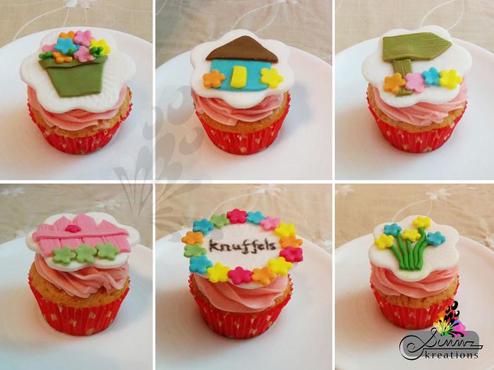 Mini Spring Cupcakes