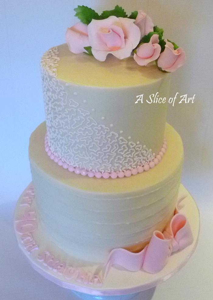 Simple elegance cake