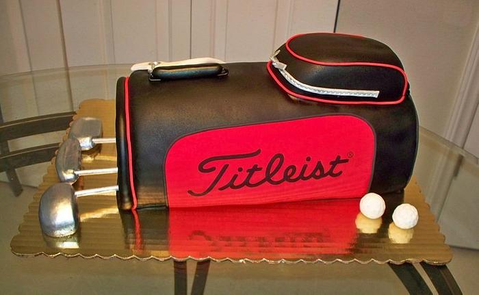 Titleist Golf Bag Grooms Cake