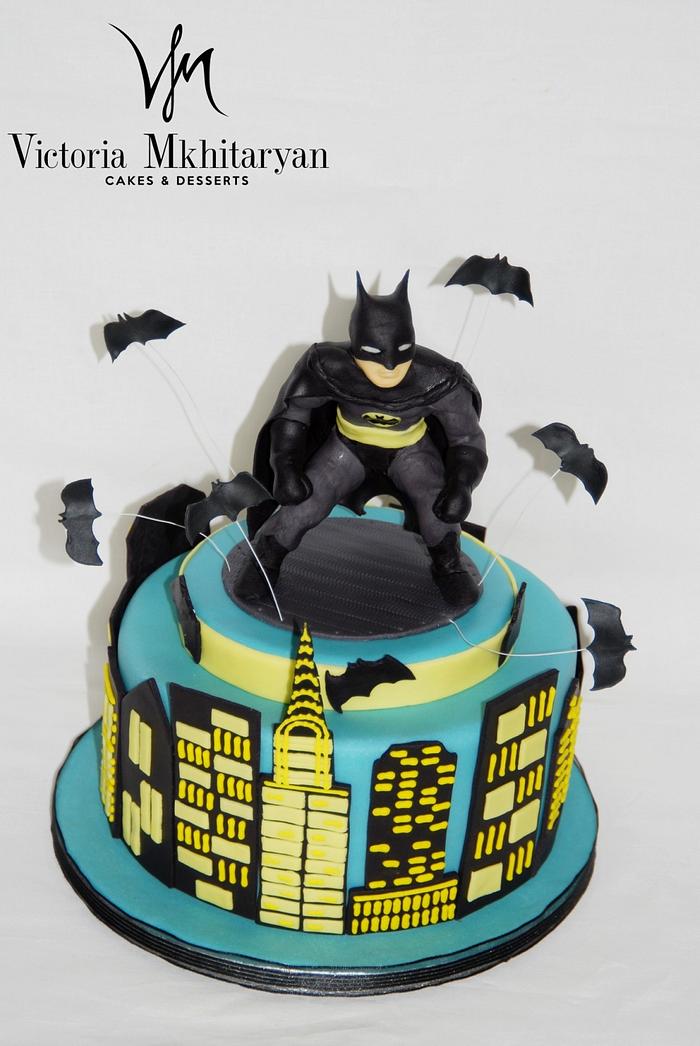 Batman birthday cake