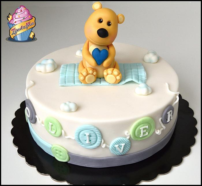 teddy bear cake