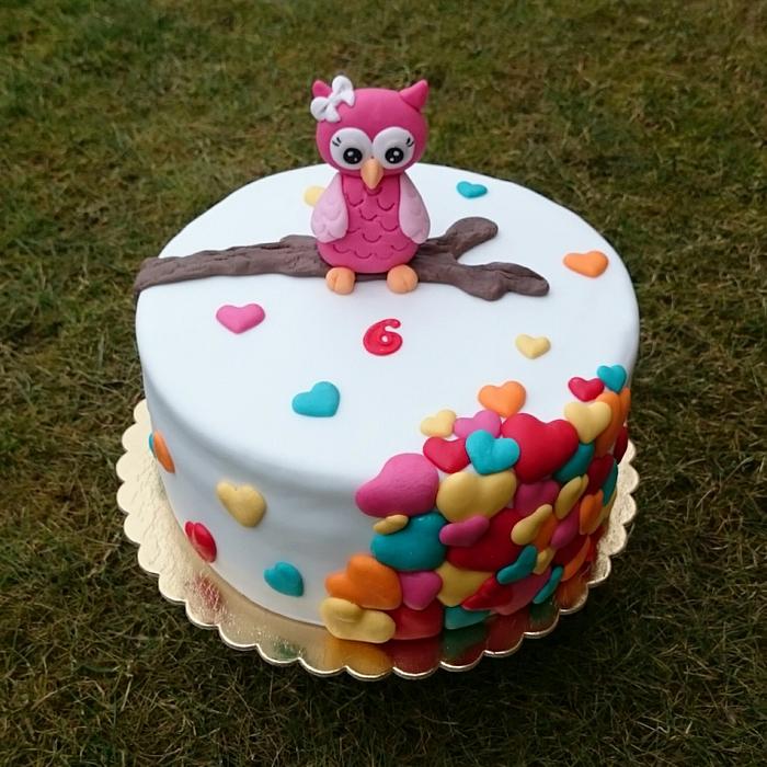 Owl cake