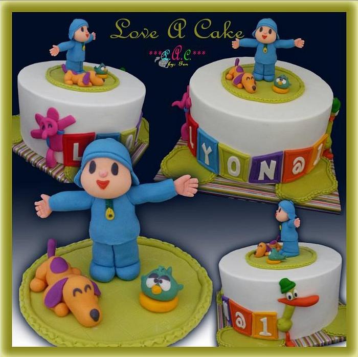 Pocoyo-themed Birthday Cake