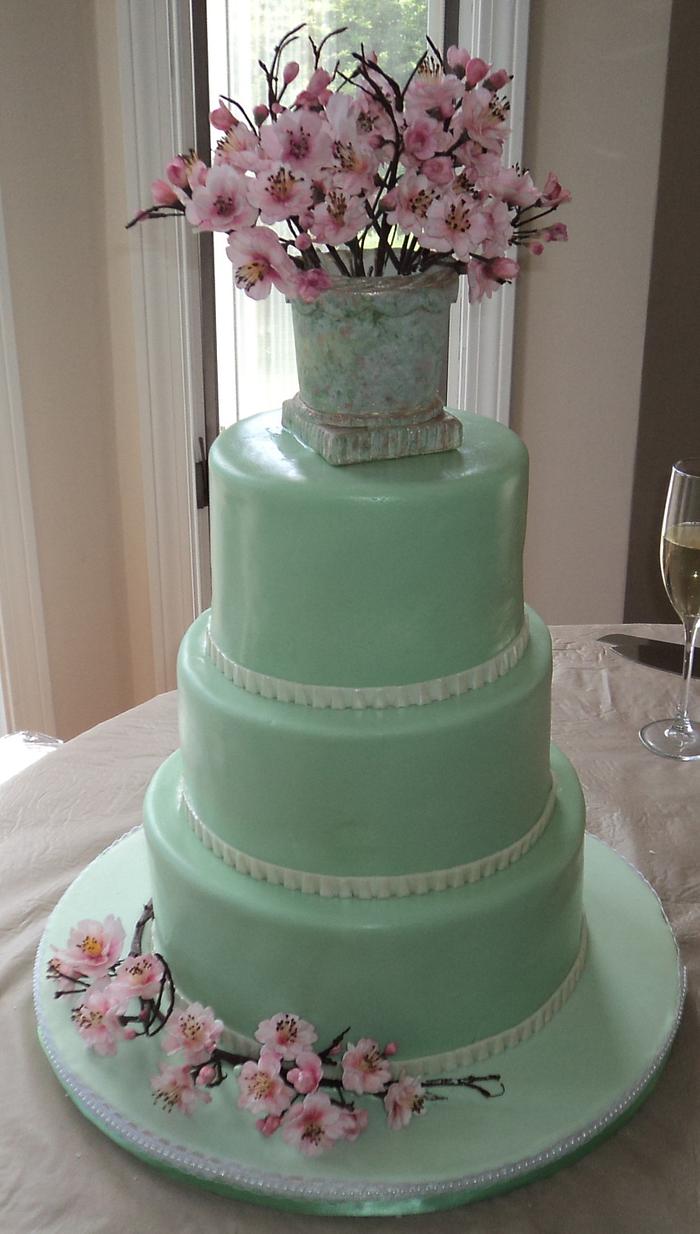 Nate & Tania's Wedding Cake