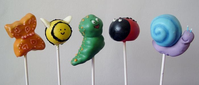 Insect cake pops