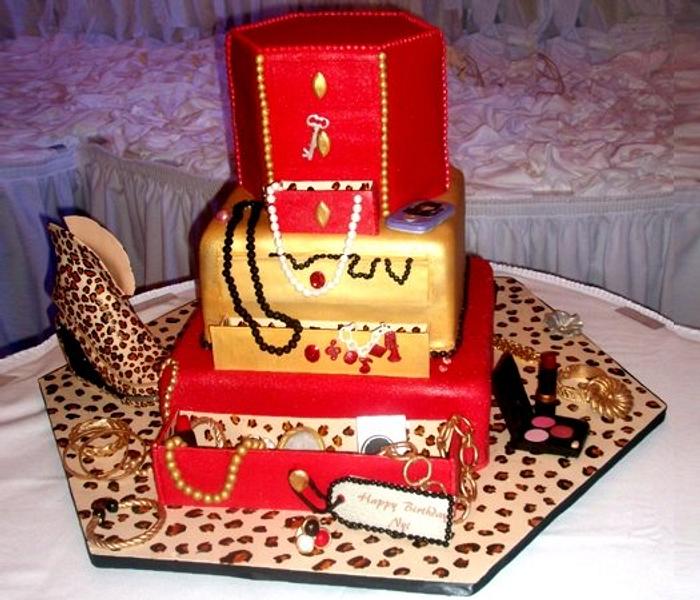 Sweet 16 Fashion Diva Cake