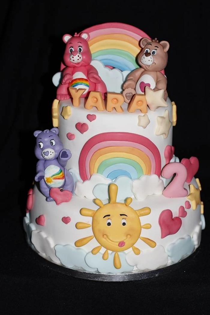 Care Bears Birthday Cake 