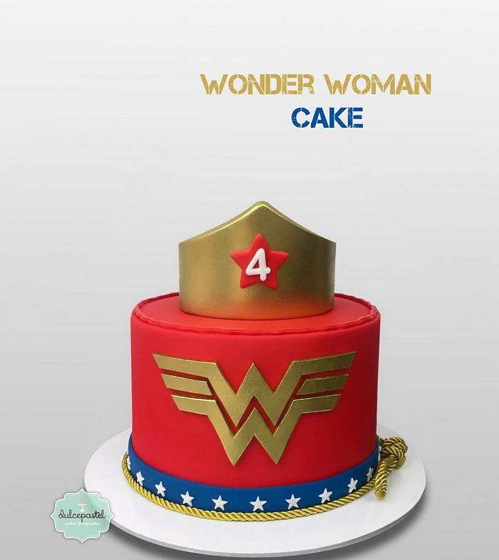 Torta Mujer Maravilla - Wonder Woman Cake - Decorated - CakesDecor