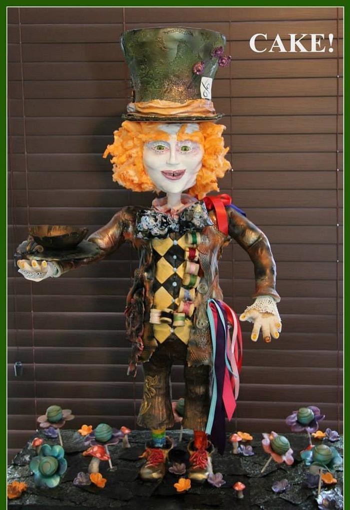 3 Foot Tall Mad Hatter Cake