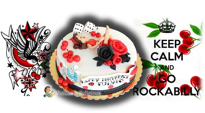 Rockabilly cake