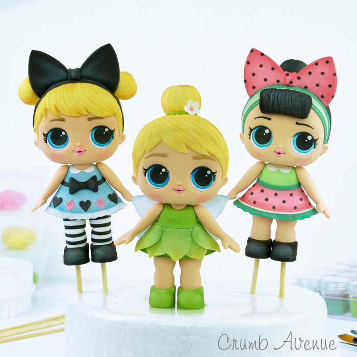 LOL Doll Cake Toppers :)