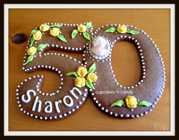 Sharon's 50th Biscuit/Cookie