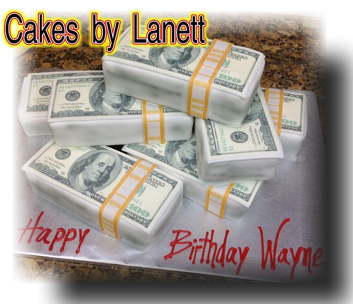 Stacked Money Cake
