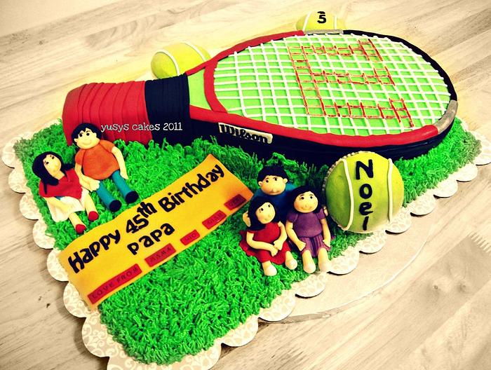 Wilson Tennis Cake