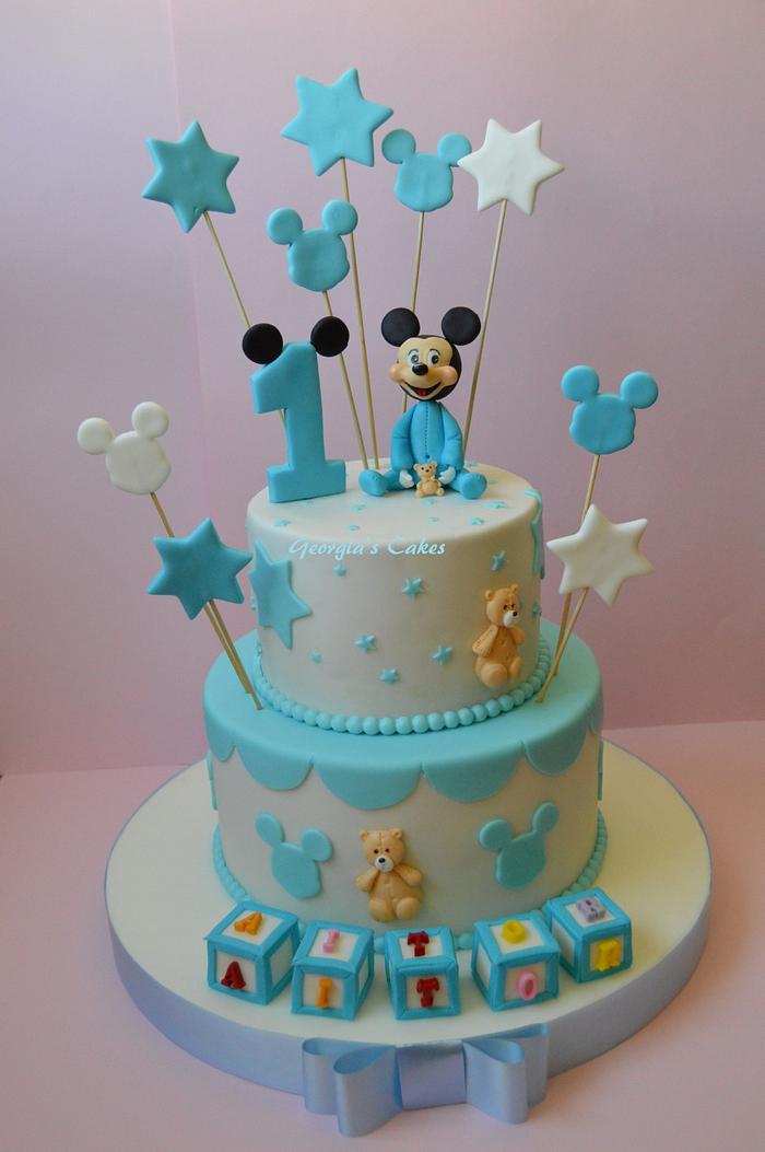 Baby Mikey birthdays cakes