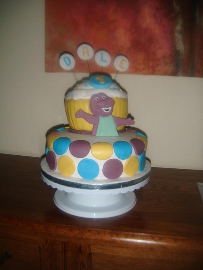 Barney Cake Decorated Cake By Unsubscribe Cakesdecor