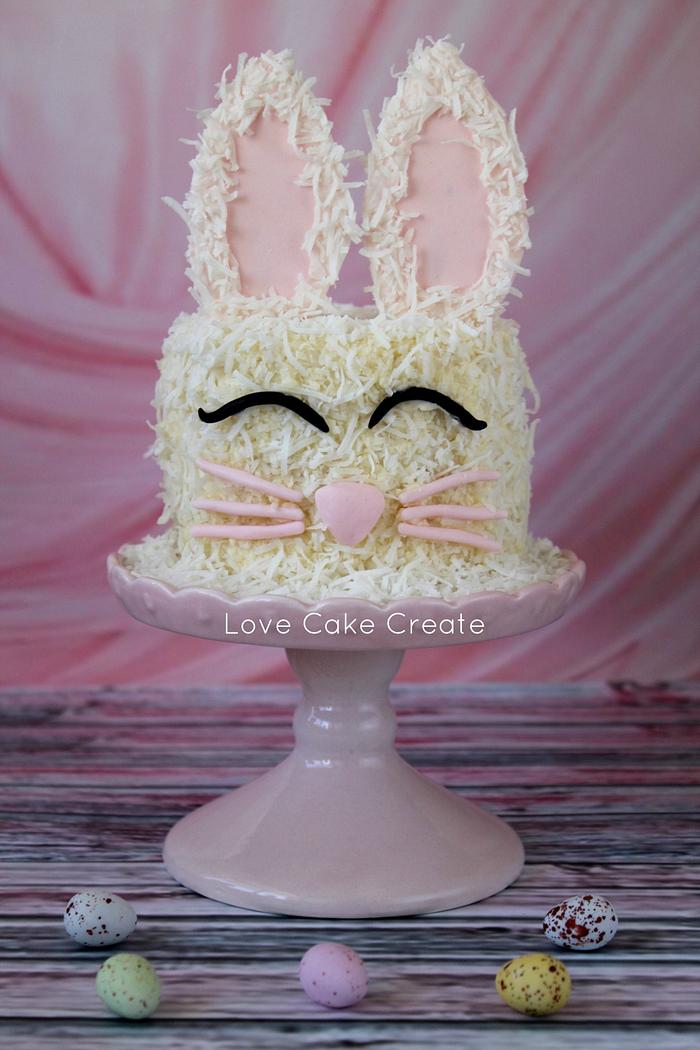 Coconut Easter Bunny cake