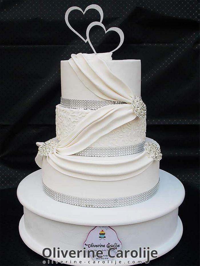 Wedding white Cake 
