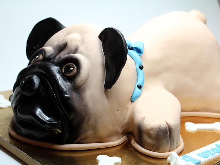 3D Dog Birthday Cake