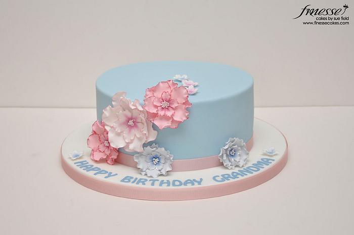 Pretty Cake For "Grandma"