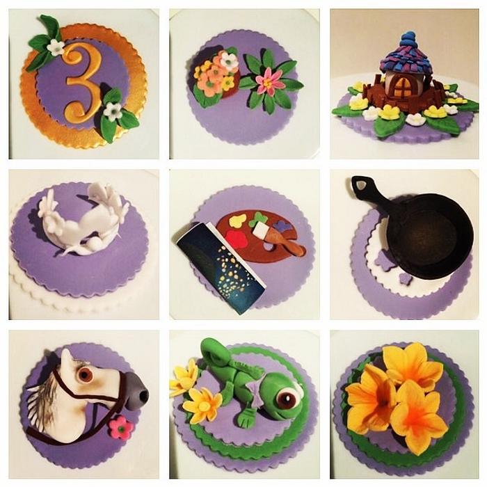 Disney Tangled Cupcakes