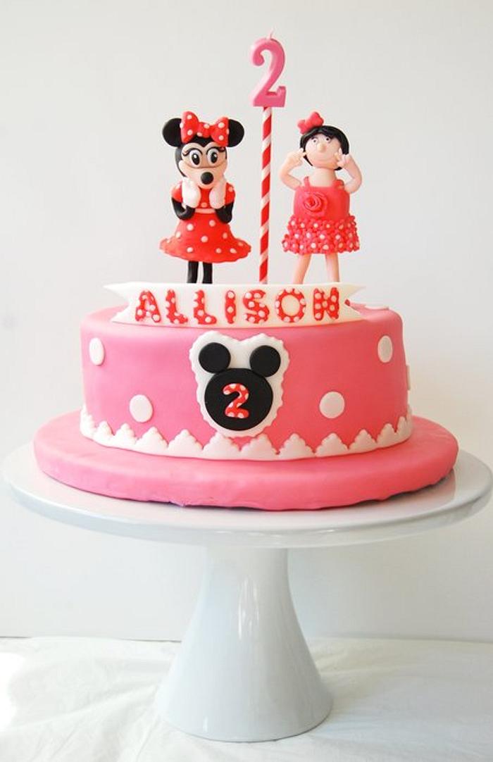 Allison & Minnie Mouse 