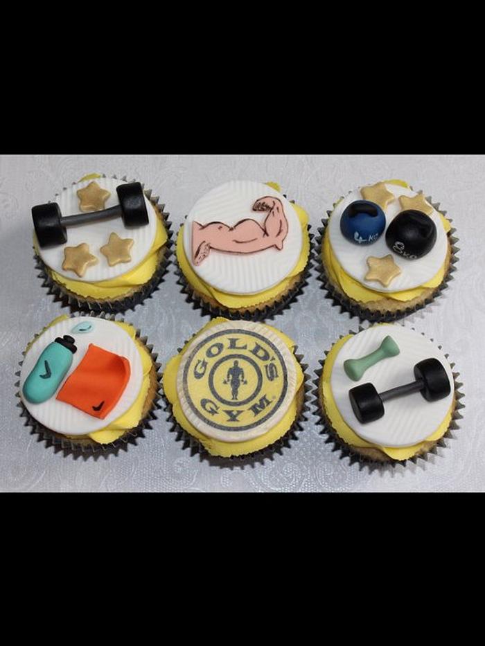 Golds Gym Cupcakes