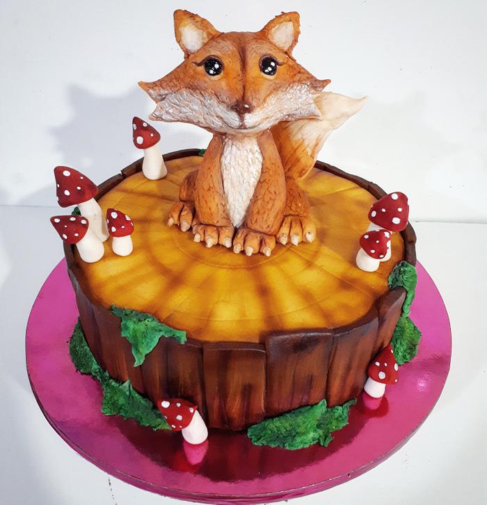 Little fox cake