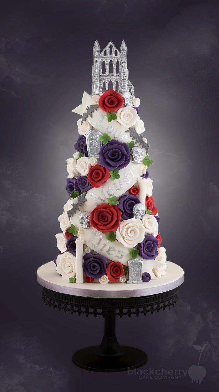 Whitby Abbey Wedding Cake