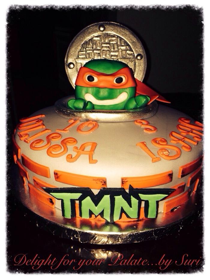 TMNT cake and cupcakes !!!