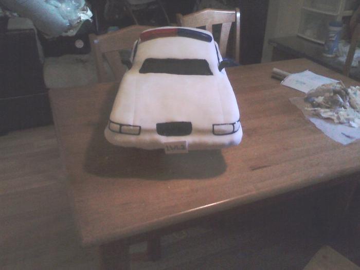 Surprise Cop Car Cake