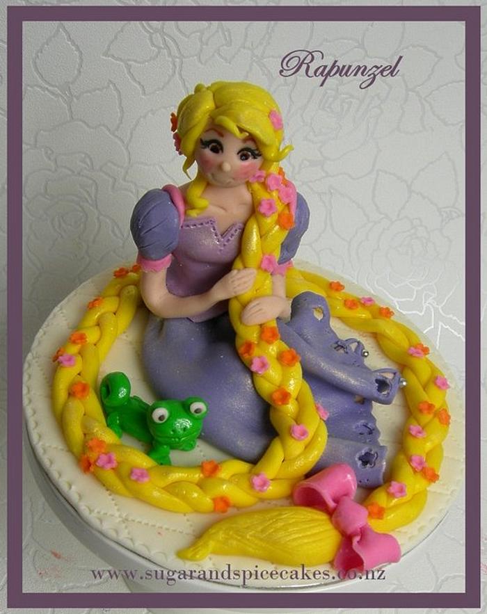 Rapunzel Cake Topper - Fondant