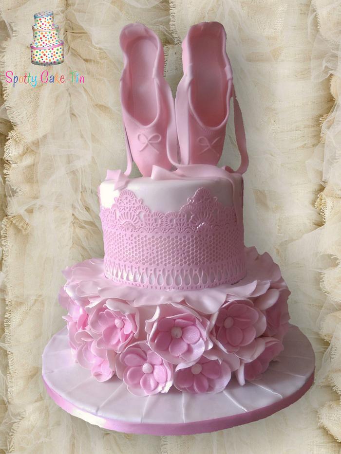 Ballet Shoes Cake 