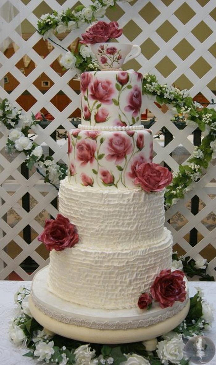 My First Wedding Cake - Vintage Style