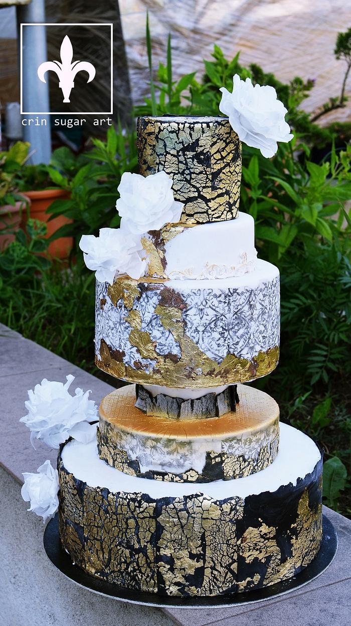wedding cake crinsugarart design