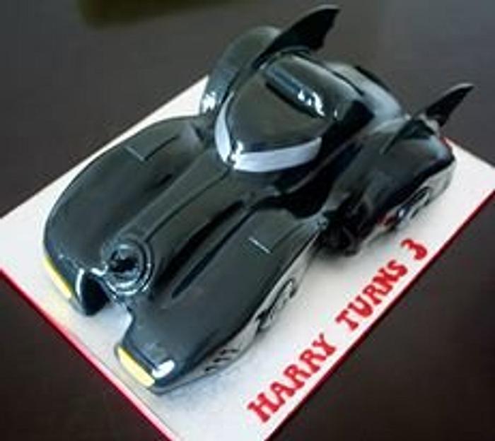 Batmobile cake