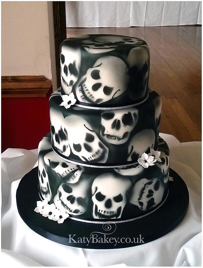 Skull cake 
