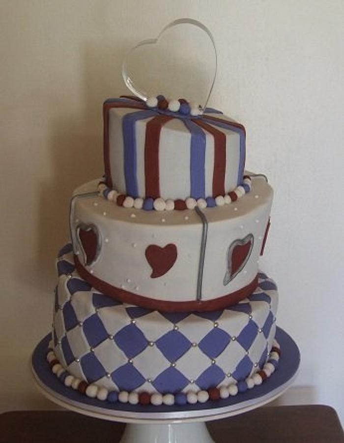 Topsy Turvy Wedding Cake...