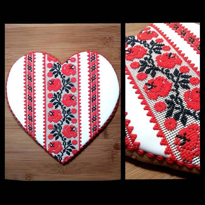 Emboidery cookie