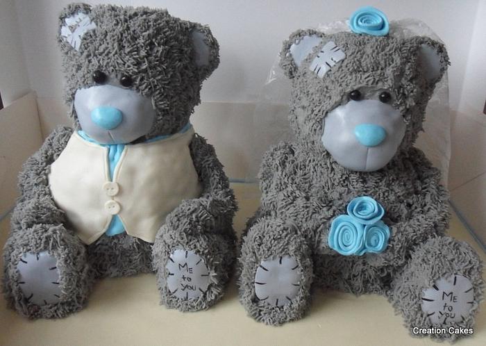 Me To You - Bride & Groom Wedding Cake Bears
