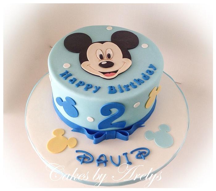 Mickey birthday cake