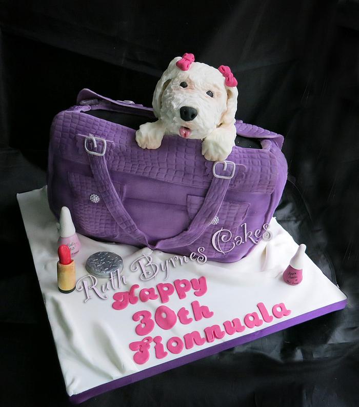Fionnuala's 30th birthday handbag cake