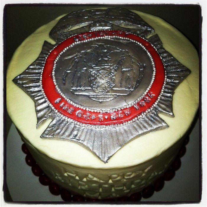 Lieutenant Badge Cake