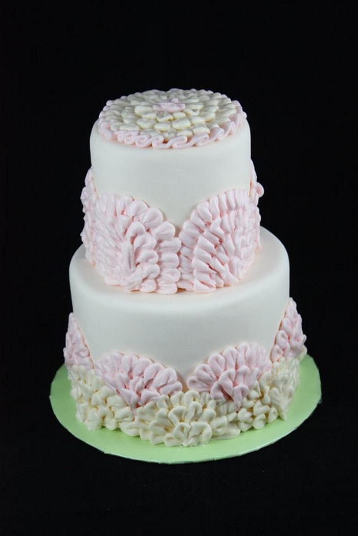 Pink and Ivory Ruffles