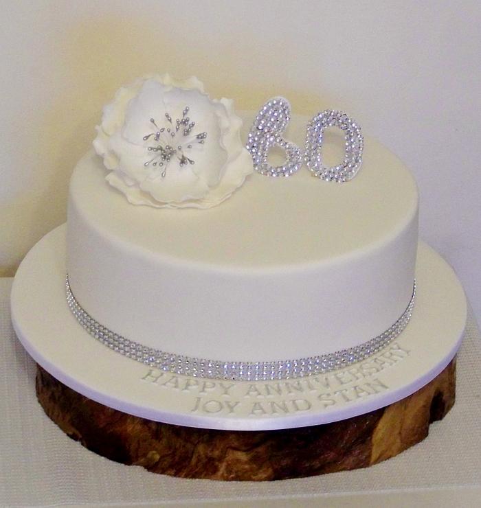 60th Wedding Anniversary Cake Topper Keepsake Box - Etsy