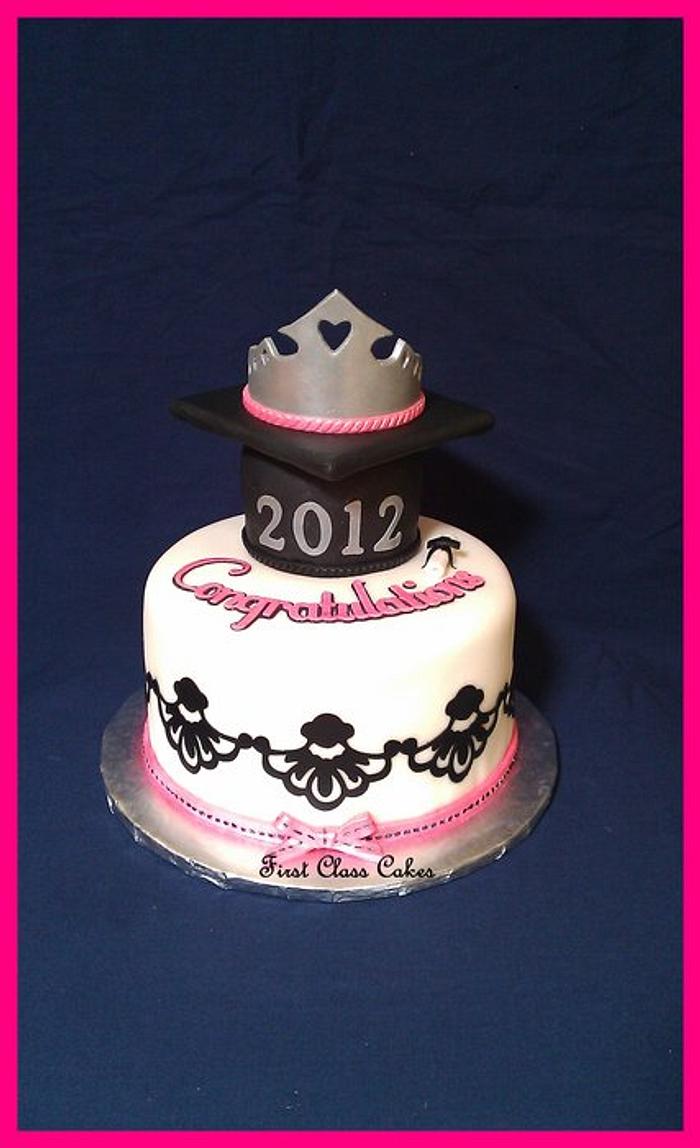 Princess Graduation Cake