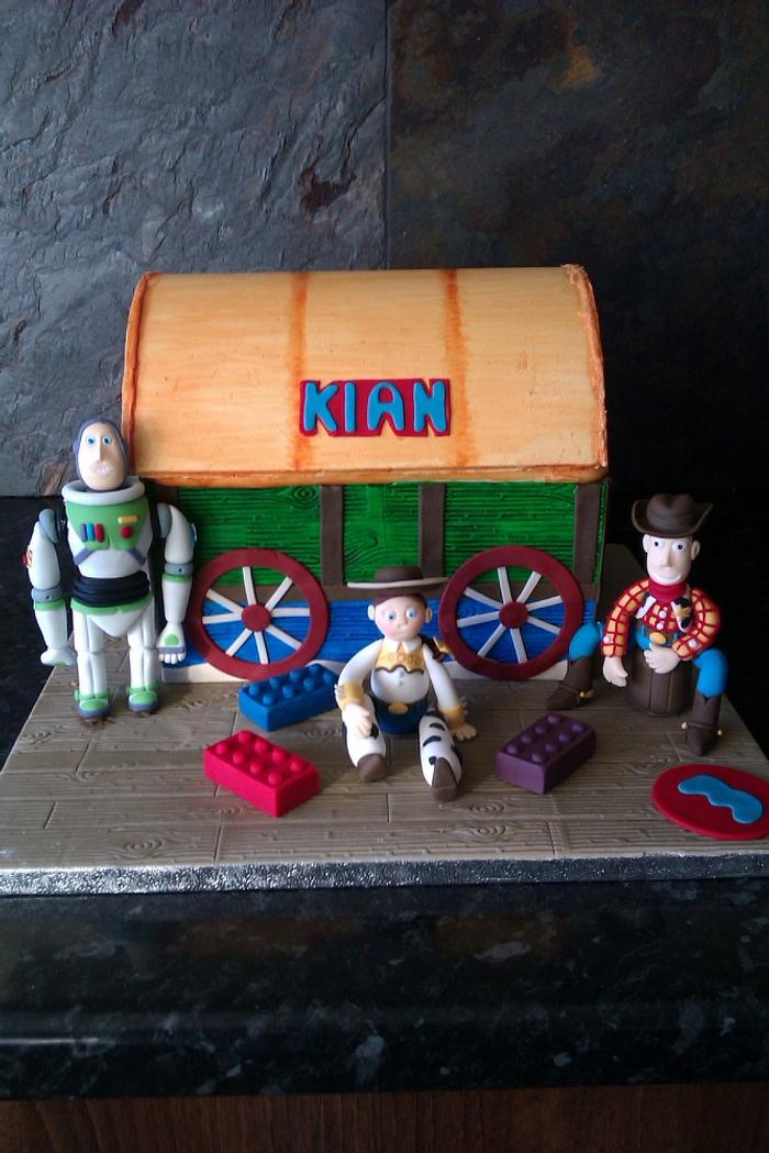 Toy box cake