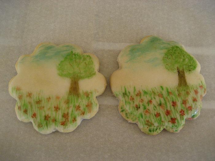 handpainted cookies...